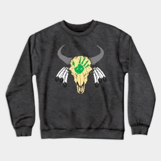 Bison Skull 7 Crewneck Sweatshirt